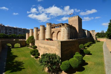 La Aljaferia. Zarragoza. İspanya.