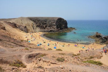 Papagayo plaj. İspanya.