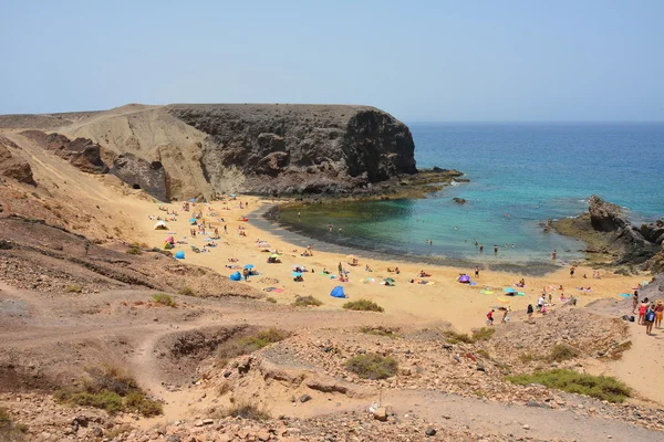 Papagayo beach. Spain. — Stock Photo, Image