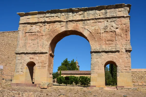 Roma arch. Medinaceli. İspanya. — Stok fotoğraf