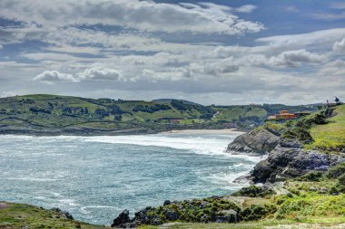 Cantabria sahil. Ajo. İspanya.