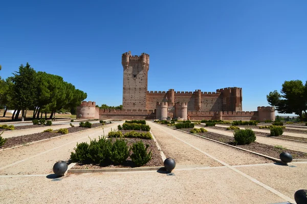 Castelo de La Mota. Medina del Campo. Espanha . — Fotografia de Stock