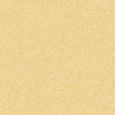 Çam ağacı yapraklarına benzeyen yeşil ve beyaz çizgili kıvrımlı çizgilerden oluşan bir desen..