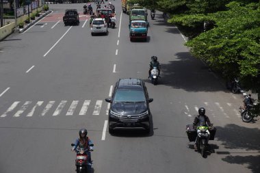 Kediri, Doğu Java, Endonezya - 16 Şubat 2021: Doğal bir geçmişe sahip araç