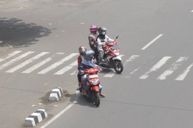 Kediri, Doğu Java, Endonezya - 20 Şubat 2021: Doğal bir geçmişe sahip araç