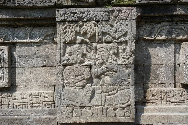 Kediri East Java Indonesia March 2021 Relief Stone Surowono Temple — 스톡 사진