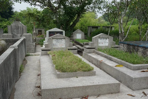 Chinese Graveyard Natural Background — Stock Photo, Image