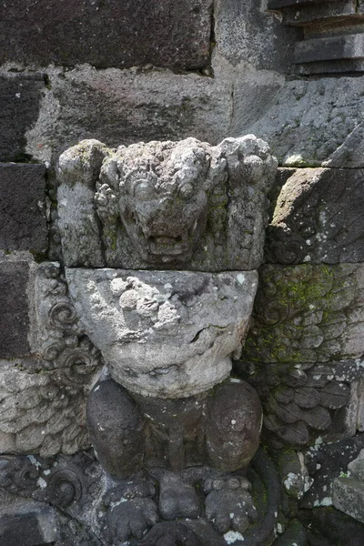 Starověká Reliéf Kameni Penataran Chrámu Blitar East Java Indonésie — Stock fotografie