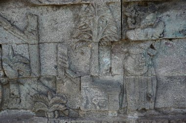 Penataran Tapınağı, Blitar, Doğu Java Endonezya Taşı 'ndaki antik rahatlama