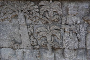 Penataran Tapınağı, Blitar, Doğu Java Endonezya Taşı 'ndaki antik rahatlama