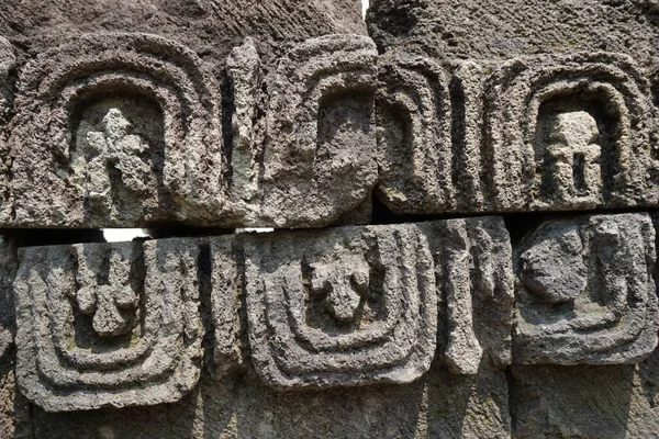 Blitar Java Oriental Indonésia Abril 2021 Esculpir Pedra Templo Simping — Fotografia de Stock