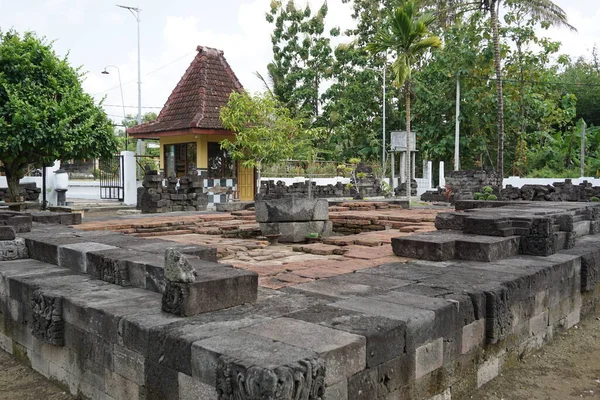 Blitar East Java Indonesia Απριλίου 2021 Ερείπια Πέτρας Simping Temple — Φωτογραφία Αρχείου