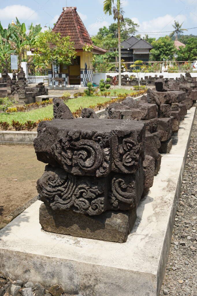 Blitar, Java Oriental, Indonesia 25 de abril de 2021 ruinas de