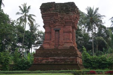 Blitar, Doğu Java, Endonezya - 2 Mayıs 2021: Kali cilik Temple, Blitar.