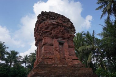 Blitar, Doğu Java, Endonezya - 2 Mayıs 2021: Kali cilik Temple, Blitar.