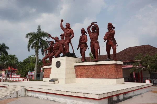 Blitar East Java Indonesia May 2021 Peta 추모비 Soedanco Soepriyadi — 스톡 사진