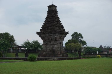 Blitar 'daki güzel Penataran tapınağı, Doğu Java, Endonezya