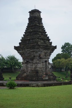 Blitar 'daki güzel Penataran tapınağı, Doğu Java, Endonezya