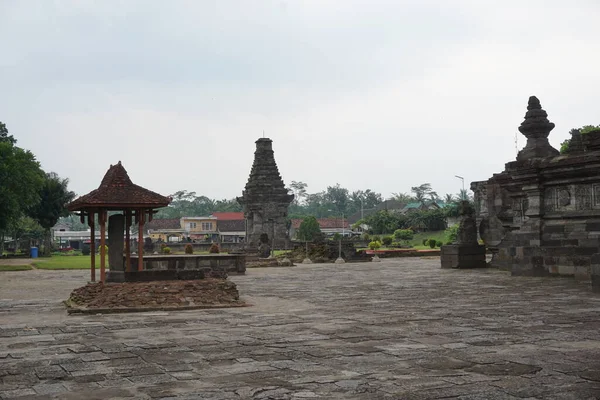 Bellissimo Tempio Penataran Blitar Giava Orientale Indonesia — Foto Stock