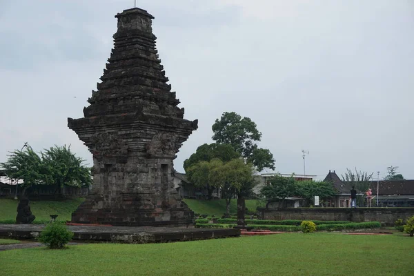 Bellissimo Tempio Penataran Blitar Giava Orientale Indonesia — Foto Stock