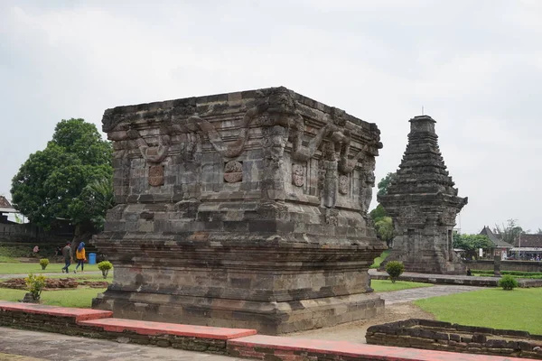 Bellissimo Tempio Penataran Blitar Giava Orientale Indonesia — Foto Stock