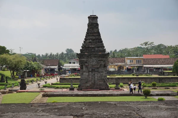 Krásný Penataran Chrám Blitar Východní Jáva Indonésie — Stock fotografie