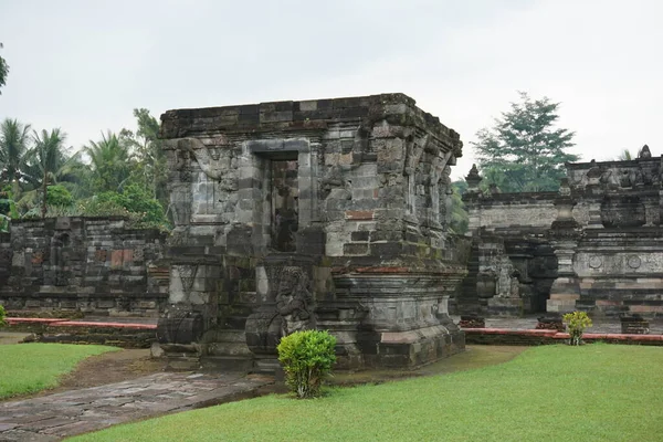 Bellissimo Tempio Penataran Blitar Giava Orientale Indonesia — Foto Stock