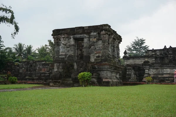 Bellissimo Tempio Penataran Blitar Giava Orientale Indonesia — Foto Stock