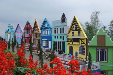 Flora San Terra Malang Şehri, Doğu Java, Endonezya