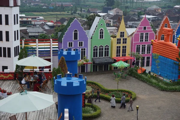 Ładny Widok Flora San Terra Malang City Jawa Wschodnia Indonezja — Zdjęcie stockowe