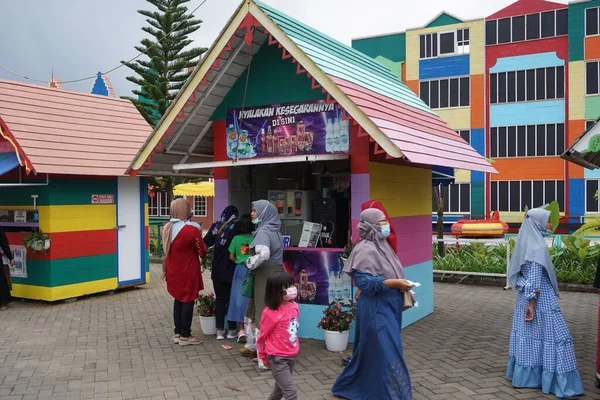 Ładny Widok Flora San Terra Malang City Jawa Wschodnia Indonezja — Zdjęcie stockowe