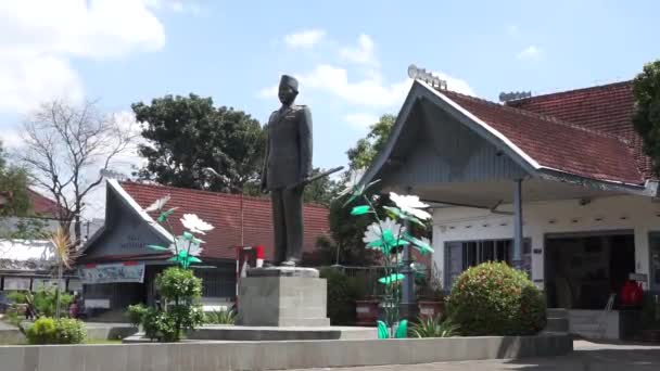 Gebang Palácio Istana Gebang Residência Sukarno Blitar — Vídeo de Stock