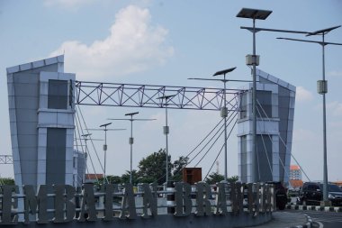 Kediri, Endonezya 'daki Brawijaya Köprüsü' nün mimarisi (Jembatan Brawijaya)