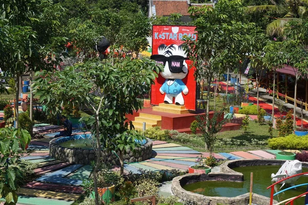 Een Bezichtiging Deel Van Korea Fantasie Kediri Oost Java Indonesië — Stockfoto