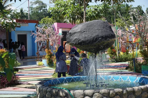 Een Bezichtiging Deel Van Korea Fantasie Kediri Oost Java Indonesië — Stockfoto