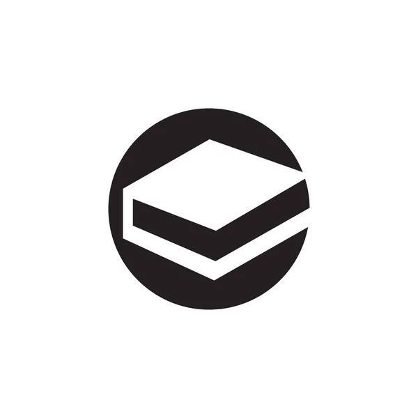 Templat Desain Logo Pendidikan Buku - Stok Vektor