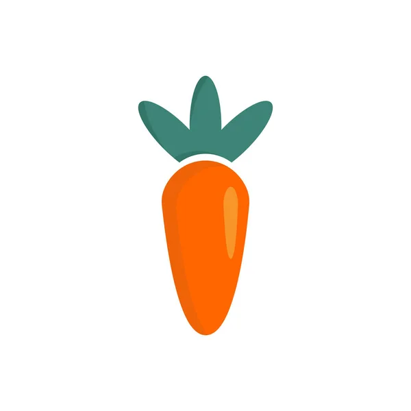 Zanahoria Vegetal Logotipo Diseño Vector Plantilla — Vector de stock