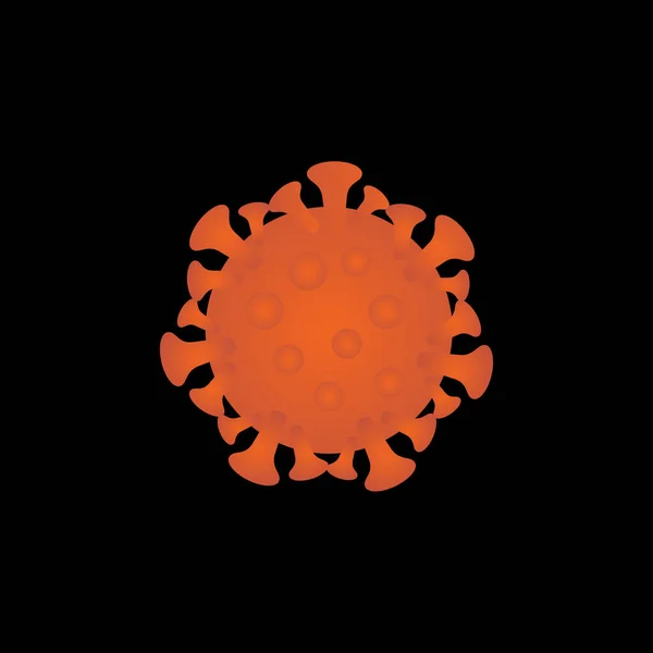 Modèle Vectoriel Conception Symbole Icône Virus Corona Covid19 — Image vectorielle