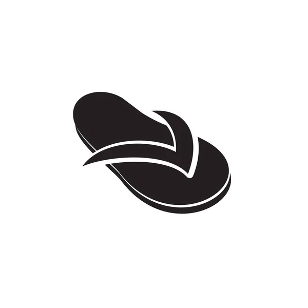 Sandalias Icono Logo Diseño Vector Plantilla — Vector de stock