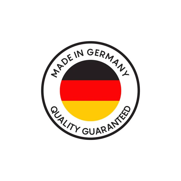 Made Germany Logo Design Vektorvorlage — Stockvektor