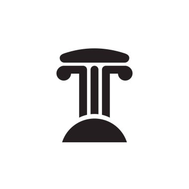 Köprü simgesi logo tasarım şablonu