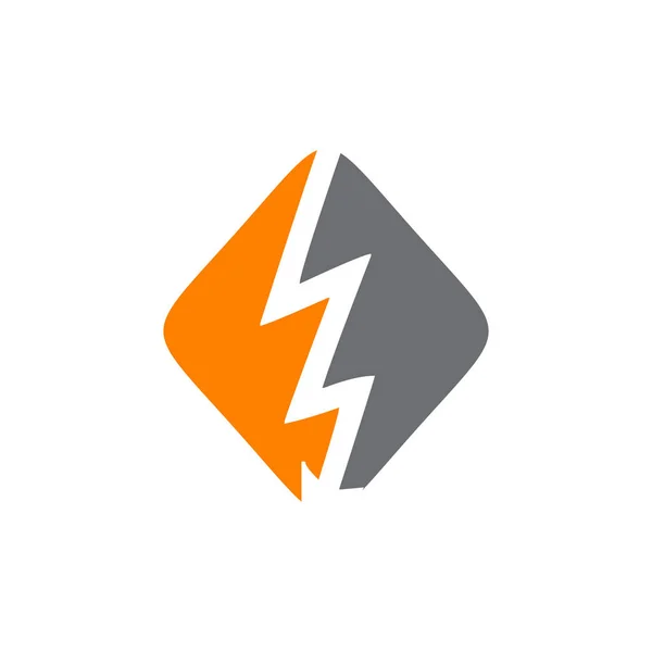 Rhombus Vorm Pictogram Logo Ontwerp Vector Template — Stockvector