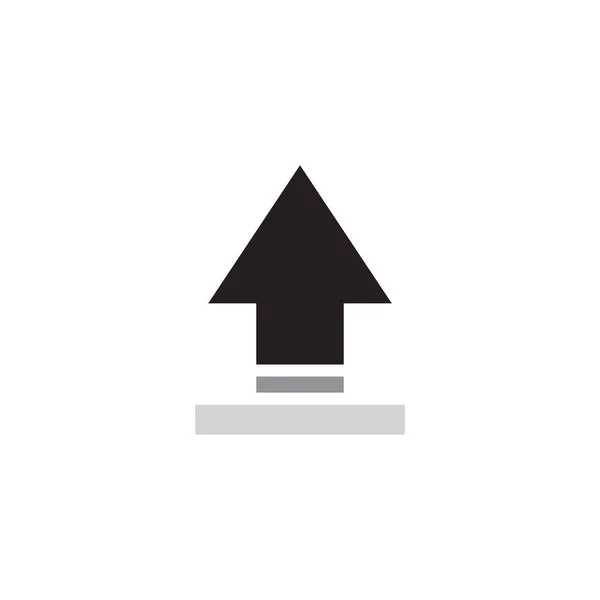 Upload Icon Logo Design Vector Template — Stock Vector
