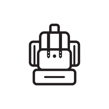 Çanta paketi logo tasarım vektör şablonu