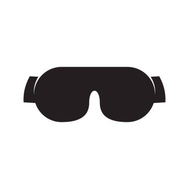 Gözlükler logo tasarım vektör şablonu