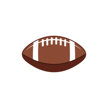 Amerikan futbolu logo tasarım şablonu topu