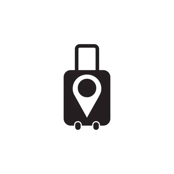 Дизайн Логотипу Сумки Подорожей Векторний Шаблон — стоковий вектор