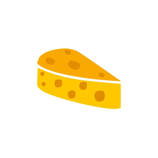 Cheese Slice Logo Design Vector Template — Stockový vektor