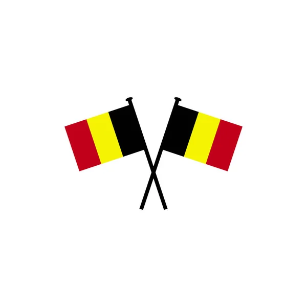 Векторный Шаблон Логотипа Бельгии — стоковый вектор