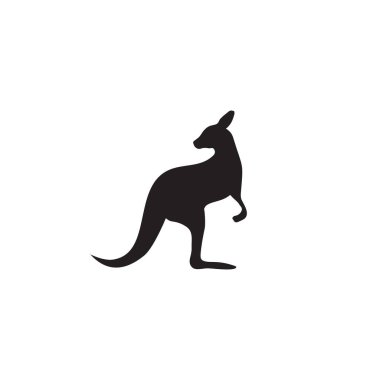 Kangaroo icn logo design vector template
